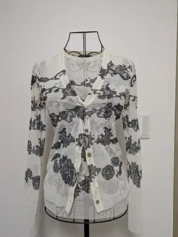 장 폴 고티에 앙상블 플라워 프린트 파워넷