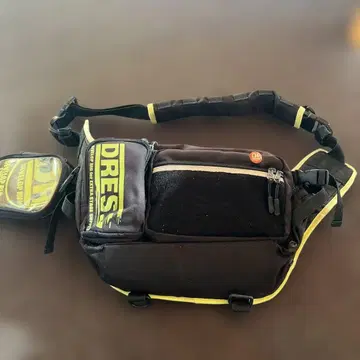 DRESS 낚시용 가방 블랙/노랑