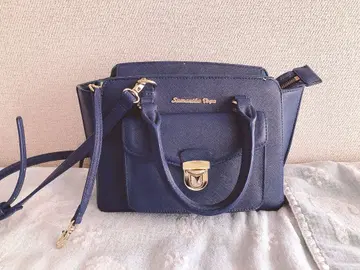 사만사 베가 숄더백 블루 네이비