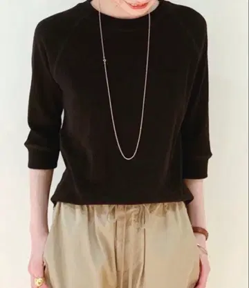 [ 새상품 ] Plage premium 플라이스 하프 슬리브 T셔츠