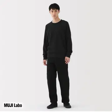 무인양품 MUJILABO 옛날 방식 그대로 짜낸 맨투맨 풀오버