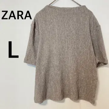 자라 ZARA 오부 소매 니트 [ L ] 심플 캐주얼 원단 부드러움