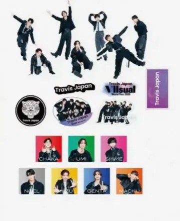 TravisJapan 트래비스 재팬 월드 투어 2025 스티커 새상품