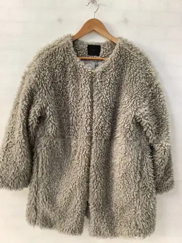 12.17 A375P KBF 어반 리서치 보아 자켓 그레이