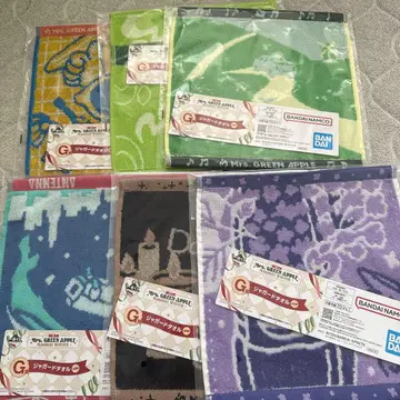 Mrs. GREEN APPLE 미세스 제일복권 G상 자카드 타월 컴프