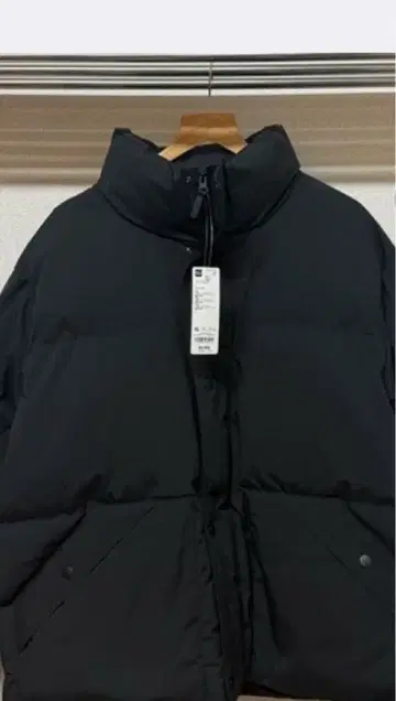 블랙 다운 자켓 M 사이즈