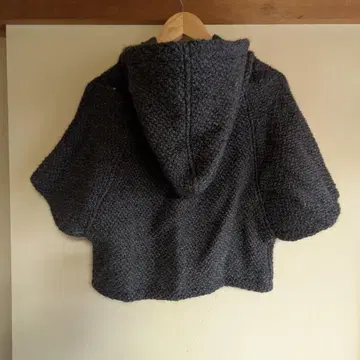 새상품급 존 브라니건 볼레로 판초 가디건 멜란지 그레이 계열