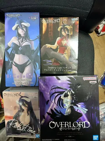 오버로드 피규어 4개 세트 미사용