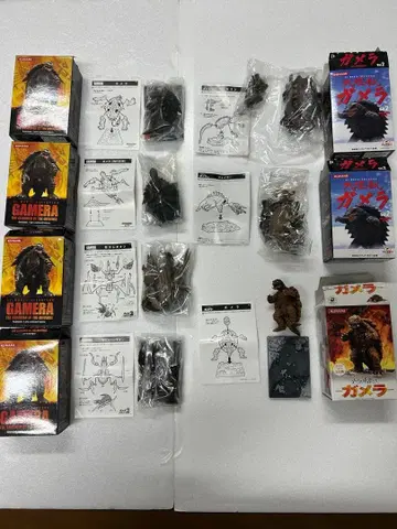 코나미 가메라 피규어 7세트