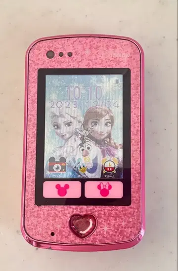 안나와 눈의 여왕 핑크 휴대폰