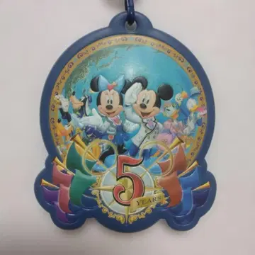 미키 미니 5주년 기념 파크 티켓 홀더 스트랩 포함