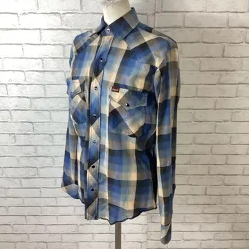 12.17 t648 랭글러 플란넬 셔츠 S 사이즈 긴팔 체크 얇은 소재