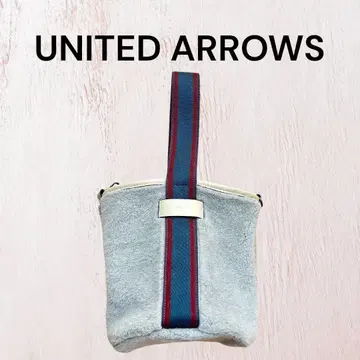 UNITED ARROWS 유나이티드 애로우즈 그레이 토트백 버킷형