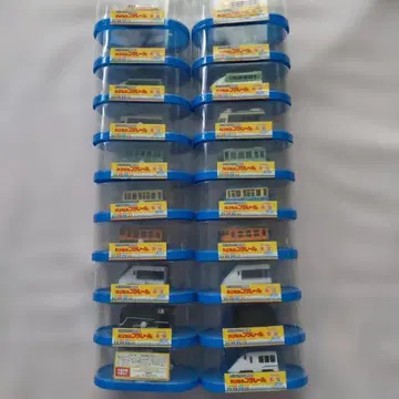 캡슐 프라레일 차량 세트 전 20종 서클 K 태엽 차량 + 후부 차량