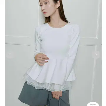 페플럼 도킹 니트 풀오버 36