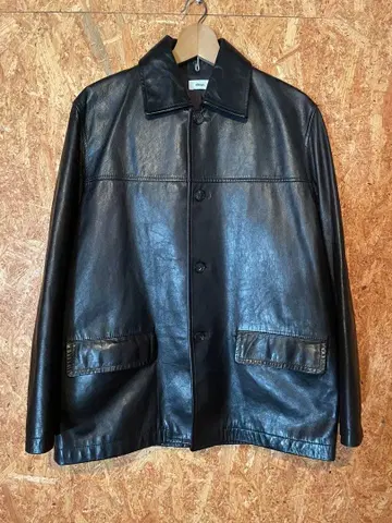 ALLEGE 알레지 호스 가죽 자켓 카 코트 커버올