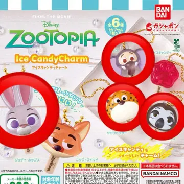 주토피아 2 가챠가챠 아이스 4종 세트