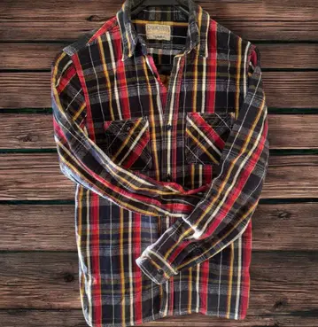 [] Schott 자수 워크 셔츠 LL 사이즈