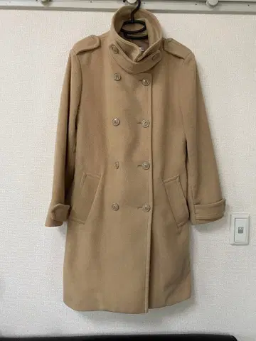 moussy 롱 코트 베이지