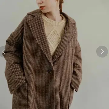 hinari 오버 사이즈 롱 코트