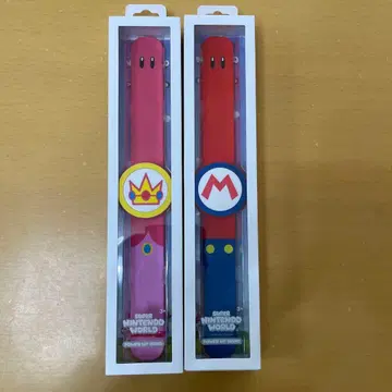USJ 한정판 파워업 밴드 닌텐도 월드 마리오&피치 2개 세트