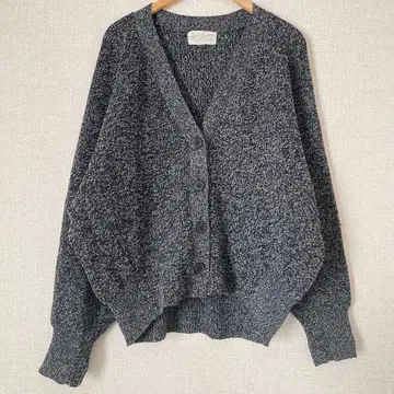 그레이 니트 [ Free ] 가디건 버튼 포함 다크 그레이