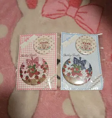 Shirley Temple 캔뱃지 2개 세트