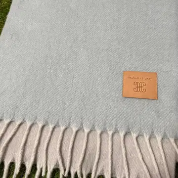 JILLSTUART 질스튜어트 스톨 머플러 가죽 택