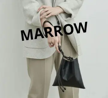 MARROW 레더 필로우 백 복조리