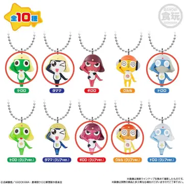 개구리 중사 케로로 마스코트&구미입니다! 5종 세트