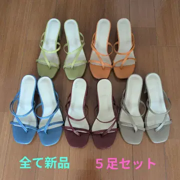 GRL 그레일 샌들 5켤레 세트 새상품 23cm