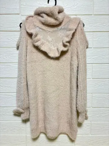 리즈리사 어깨 트임 샤기 원피스 LIZ LISA