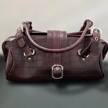 (12-243) GUESS 크로커다일풍 핸드백