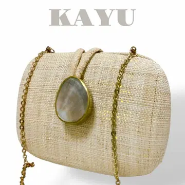 KAYU JEN STRAW 바스켓백 숄더 클러치