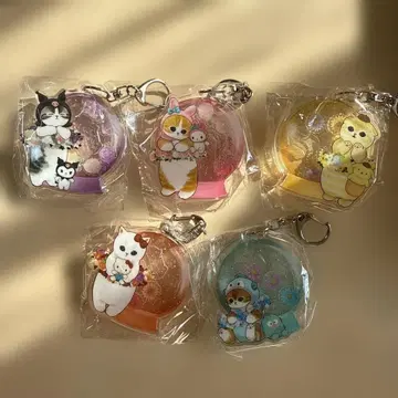 5점 mofusand 모프 샌드 아크릴 플레이트 키링