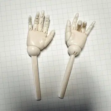 mdd 커스텀 가동 핸드 부품 세미 화이트