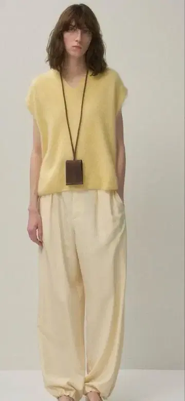 ATON 로얄 캐시미어 퍼 베스트