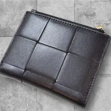 미사용 새상품 블랙 접이식 지갑 양가죽 미니 지갑 선물 블랙