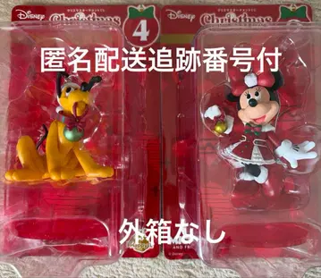 디즈니 happy 복권 미니 플루토 2개 크리스마스 오너먼트