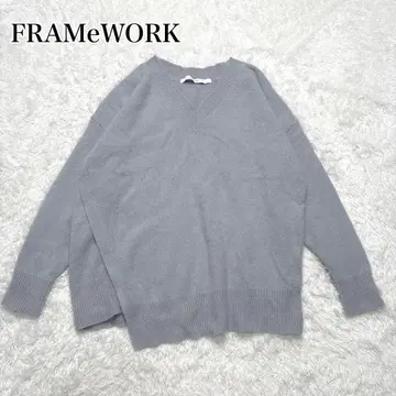 [ 새상품급 ] FRAMeWORK 프레임워크 니트 스웨터 V넥 보들보들