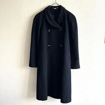 롱 캐시미어 100% 코트 일본제 블랙 M 사이즈