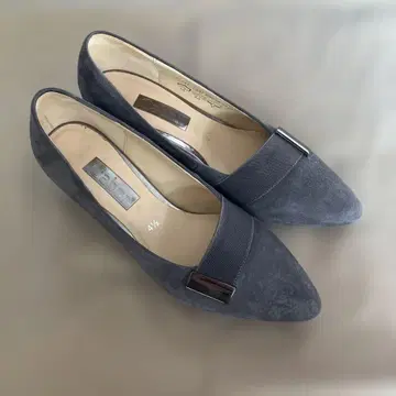 Gabor 그레이 중간 힐 펌프스 24.5cm