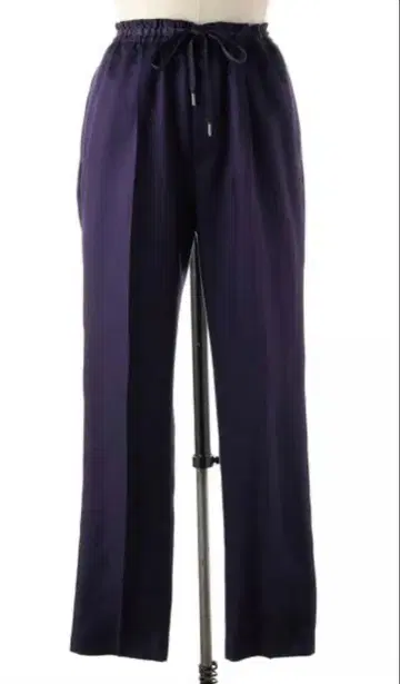 새상품급! 드로어 드로스트 이지 팬츠 40 퍼플 테이퍼드 턱