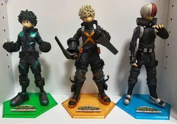 히로아카 미도리야 바쿠고 토도로키 피규어 세트 월드 히어로즈 미션