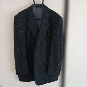 테일러드 자켓 블랙과 파랑의 스파클