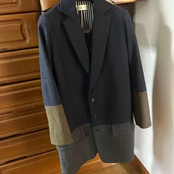 [새상품급] 울 혼방 코트