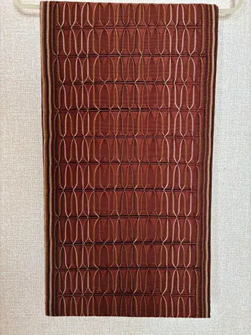 천연 초목 염색 후쿠로 오비 잇소안 새상품 재단 완료품