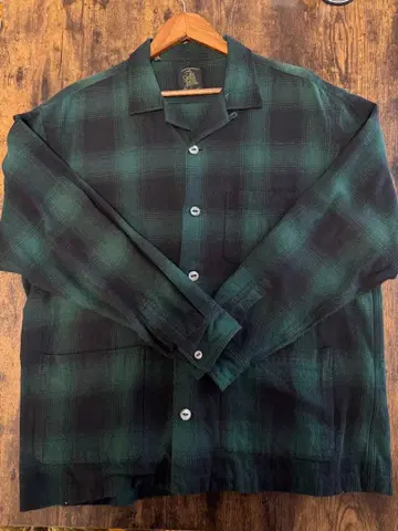 스타일리스트 재팬 셔츠 자켓 체크 셔츠