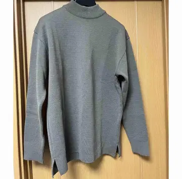 UNITED TOKYO 울 밀라노 리브 모크넥 니트