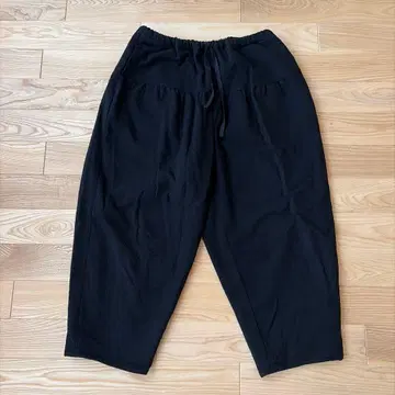 Gauze# 울 팬츠 블랙